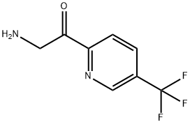 2-aMino-1-(5-(trifluoroMethyl)pyridin-2-yl)ethanone Structure
