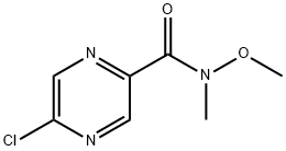 5-Chloro-N-Methoxy-N-Methyl-2-pyrazinecarboxaMide Structure