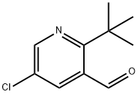 2-tert-butyl-5-chloronicotinaldehyde Structure