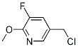5-ChloroMethyl-3-fluoro-2-Methoxy-pyridine Structure