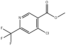 Methyl 4-chloro-6-(trifluoroMethyl)nicotinate Structure