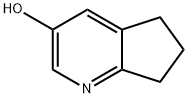 6,7-二氢-5H-2,3-环戊烯并吡啶-3-醇, 1211578-28-7, 结构式