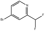 4-ブロモ-2-(ジフルオロメチル)ピリジン 化学構造式