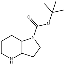 tert-butyl octahydro-1H-pyrrolo[3,2-b]pyridine-1-carboxylate Structure