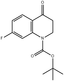 N-Boc-7-fluoro-3,4-dihydroquinoline-4(2H)-one Structure