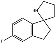 5-fluoro-2,3-dihydrospiro[indene-1,2'-pyrrolidine] Structure