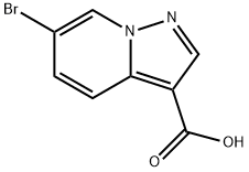 6-BroMo-pyrazolo[1,5-a]pyridine-3-carboxylic acid Structure