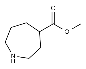 1H-Azepine-4-carboxylic acid, hexahydro-, methyl ester, 1211596-98-3, 结构式
