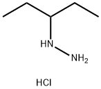 Pentan-3-ylhydrazine dihydrochloride Structure