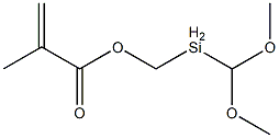 (METHACRYLOXYMETHYL)METHYLDIMETHOXYSILANE Struktur