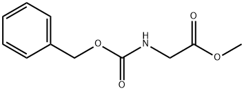 N-[(メトキシカルボニル)メチル]カルバミド酸ベンジル 化学構造式