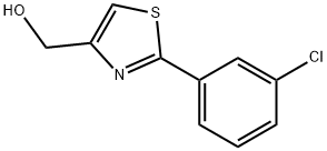 [2-(3-CHLORO-PHENYL)-THIAZOL-4-YL]-METHANOL Struktur