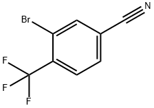 3-溴-4-三氟甲基苯腈 结构式