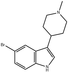 5-BROMO-3-(1-METHYL-4-PIPERIDINYL)INDOLE Structure