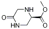 (R)-Methyl 5-oxopiperazine-2-carboxylate Struktur