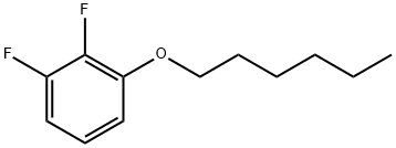 2,3-二氟苯己醚, 121219-19-0, 结构式