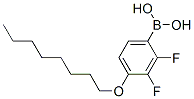 2,3-Difluoro-4-(octyloxy)-benzeneboronic acid Structure