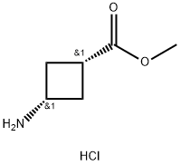 顺式-3-氨基环丁烷羧酸甲酯盐酸盐,1212304-86-3,结构式