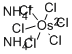 AMMONIUM HEXACHLOROOSMATE(IV) Structure