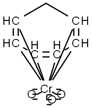 TRICARBONYL(CYCLOHEPTATRIENE)CHROMIUM Structure