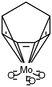 CYCLOHEPTATRIENE MOLYBDENUM TRICARBONYL Structure