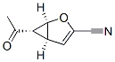 2-Oxabicyclo[3.1.0]hex-3-ene-3-carbonitrile, 6-acetyl-, (1alpha,5alpha,6alpha)- (9CI) Struktur