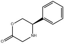 (5R)-3,4,5,6-四氢-5-苯基-4(H)-1,4-恶嗪-2-酮, 121269-45-2, 结构式