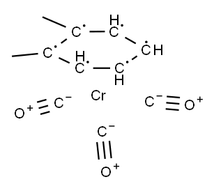 O-XYLENE CHROMIUM TRICARBONYL Structure