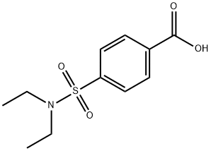 N,N-DIETHYL-4-SULFAMOYLBENZOIC ACID Struktur