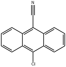 10-クロロアントラセン-9-カルボニトリル 化学構造式