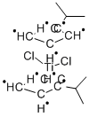 ビス(イソプロピルシクロペンタジエニル)チタニウムジクロリド 化学構造式