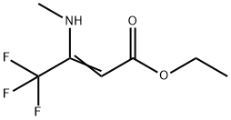 3-甲基氨基-4,4,4-三氟丁烯酸乙酯,121303-76-2,结构式