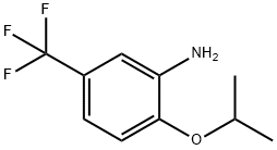 2-ISOPROPOXY-5-TRIFLUOROMETHYL-PHENYLAMINE HYDROCHLORIDE, 121307-23-1, 结构式