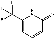 2-メルカプト-6-(トリフルオロメチル)ピリジン 化学構造式