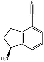 (S)-1-aMino-2,3-dihydro-1H-indene-4-carbonitrile-HCl Structure