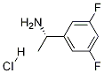 (S)-1-(3,5-二氟苯基)乙胺盐酸盐, 1213128-98-3, 结构式