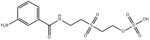 2-[2-(3-氨基苯甲酰胺基)乙基砜基]乙醇硫酸酯,121315-20-6,结构式