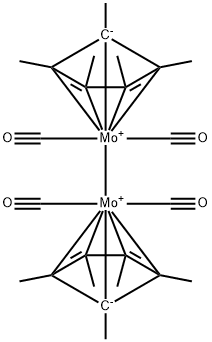 ペンタメチルシクロペンタジエニルモリブデンジカルボニルダイマー 化学構造式