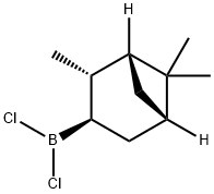 Borane, dichloro[(1R,2S,3R,5R)-2,6,6-trimethylbicyclo[3.1.1]hept-3-yl]- Struktur