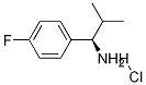 (1R)-1-(4-FLUOROPHENYL)-2-METHYLPROPYLAMINE-HCl Structure