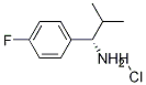 (1S)-1-(4-氟苯基)-2-甲基丙胺盐酸盐, 1213352-15-8, 结构式