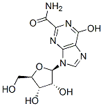 2-Carbamyl-9-[beta-d-ribofuranosyl]hypoxanthine Struktur