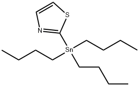 2-(三正丁基甲锡烷基)噻唑, 121359-48-6, 结构式