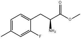 METHYL (2S)-2-AMINO-3-(2-FLUORO-4-METHYLPHENYL)PROPANOATE Structure