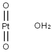 酸化白金(IV) 一水和物 化学構造式