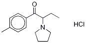 4'-Methyl-α-pyrrolidinobutyrophenone Hydrochloride 结构式