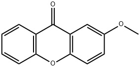 2-メトキシ-9H-キサンテン-9-オン 化学構造式