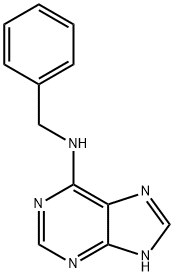 6-苄氨基嘌呤,1214-39-7,结构式