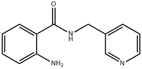 2-氨基-N-(吡啶-3-基甲基)苯甲酰胺 结构式