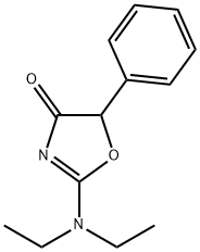 2-diethylamino-5-phenyl-2-oxazolin-4-one Structure